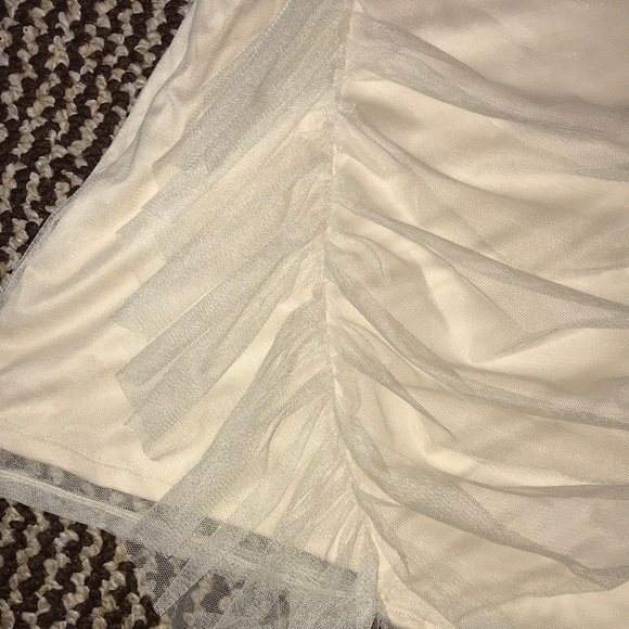 Cream colored nylon 2 piece - Picture 2 of 6